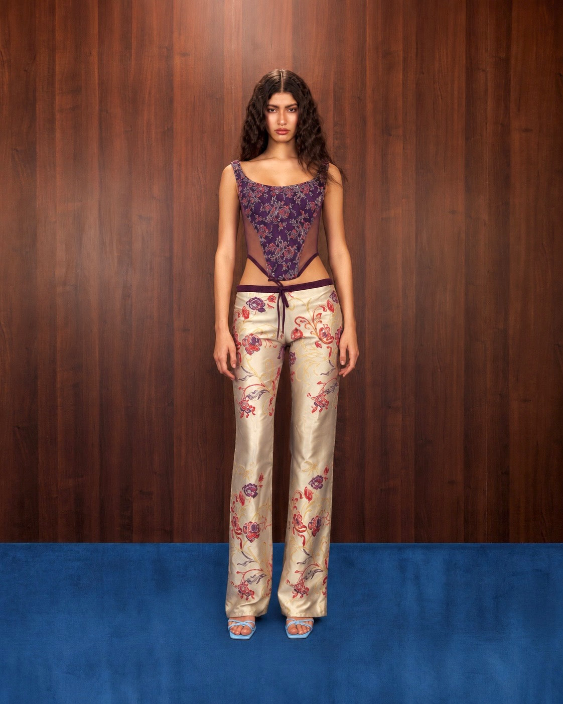 Flora Brocade Pants