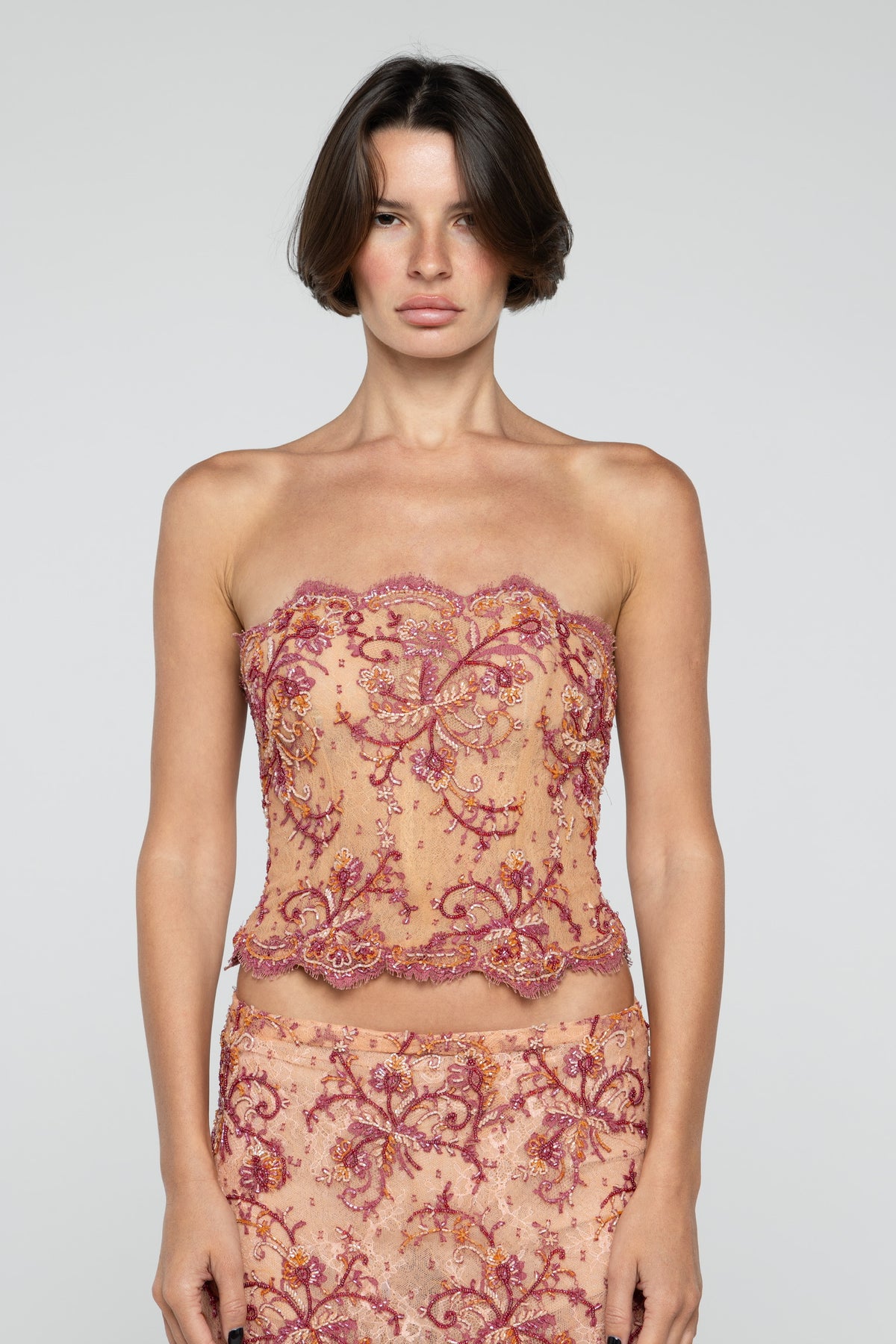 Rouge Lace & Slip Set