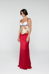 Flora Brocade Corset & Skirt Set