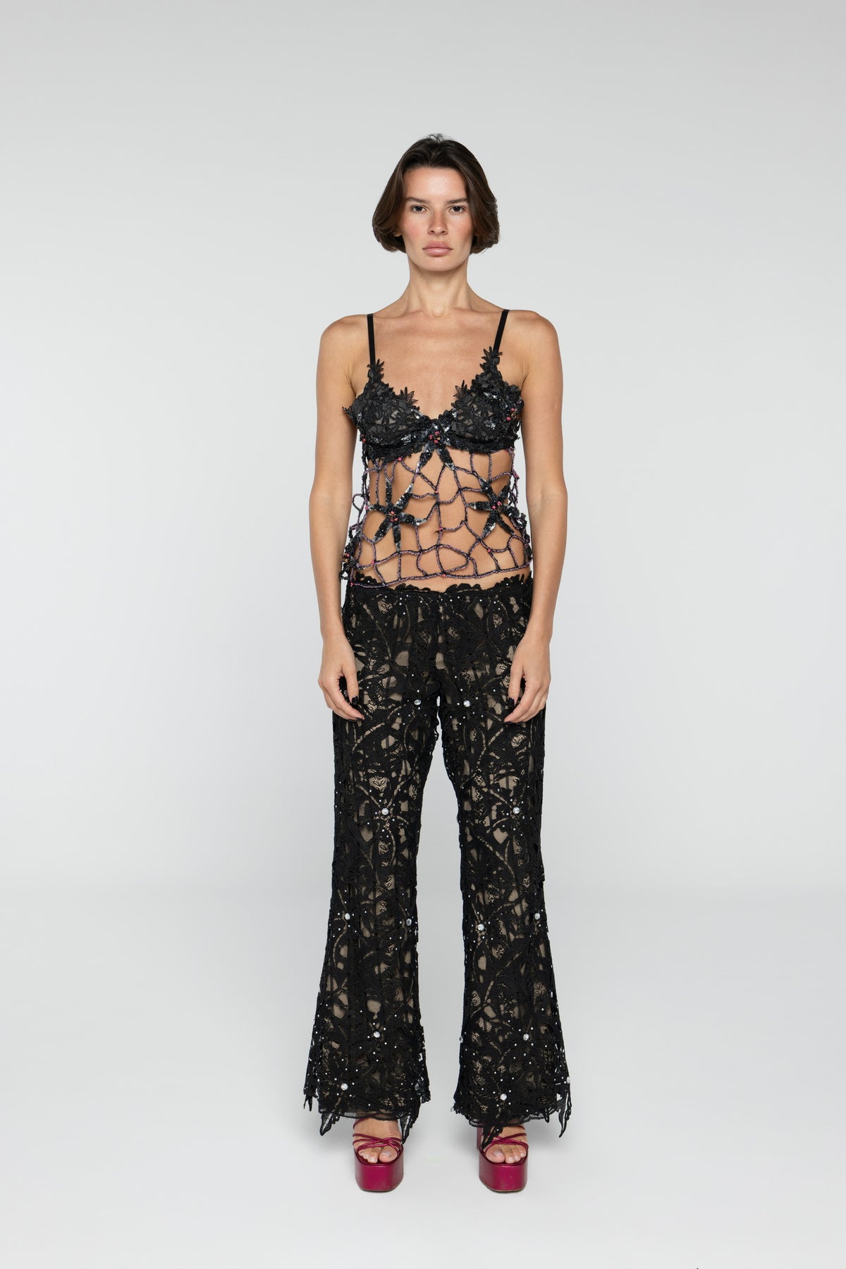 Midnight Lace Set