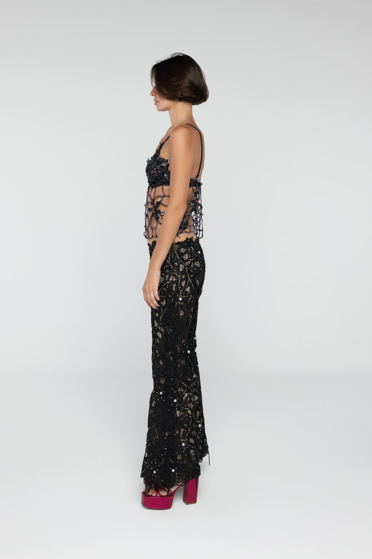Midnight Lace Set
