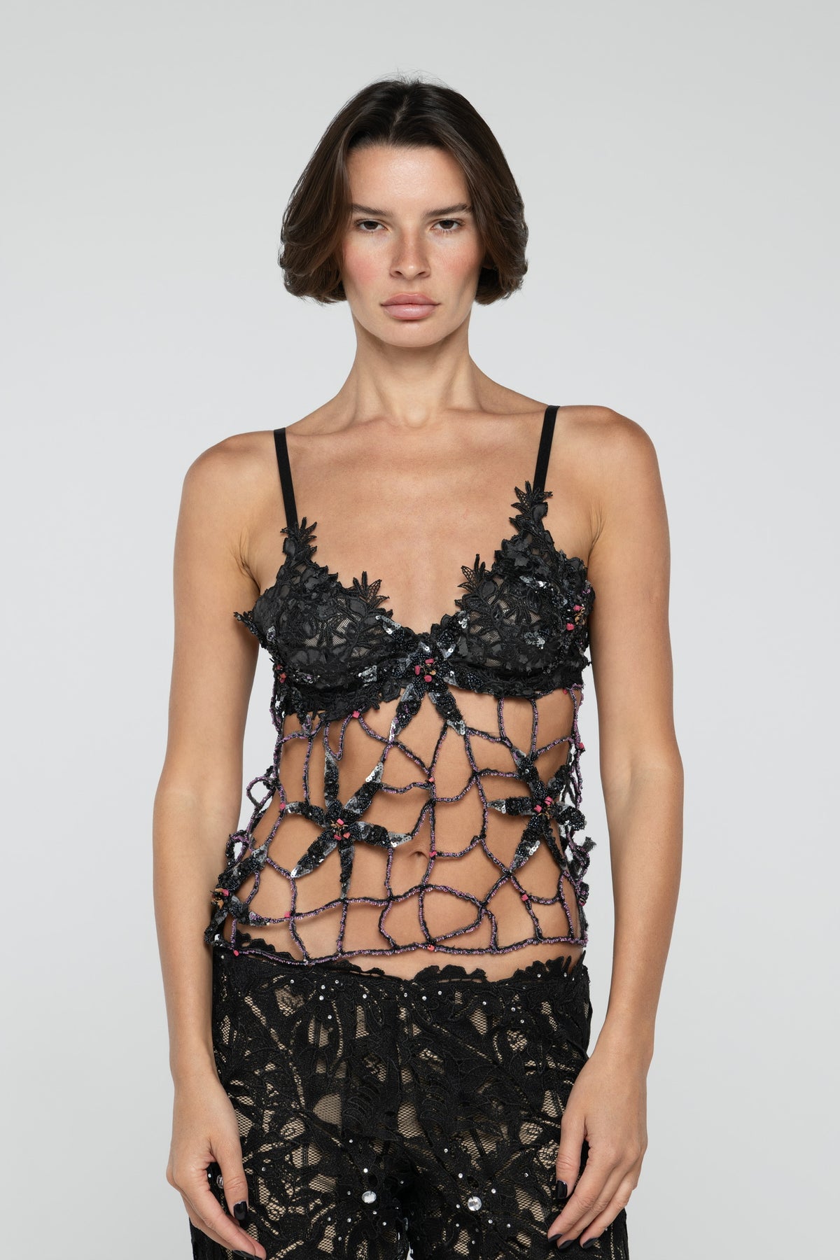Midnight Lace Set