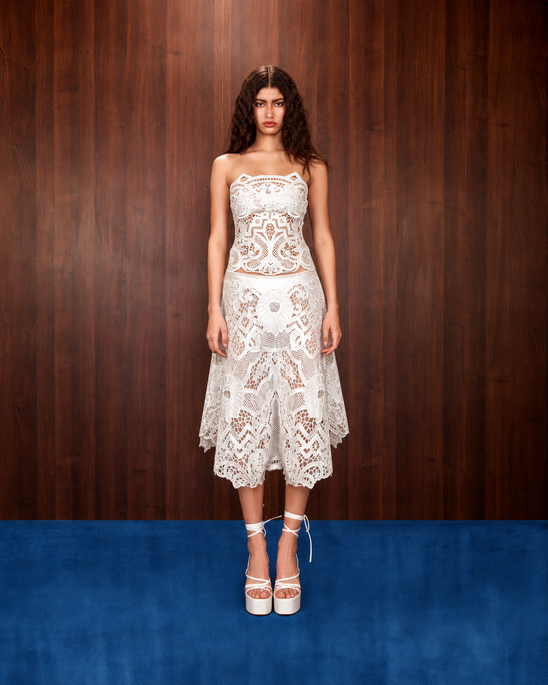 Ivory Broderie Heirloom Set