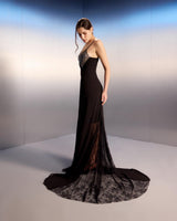Black Beaded Gown