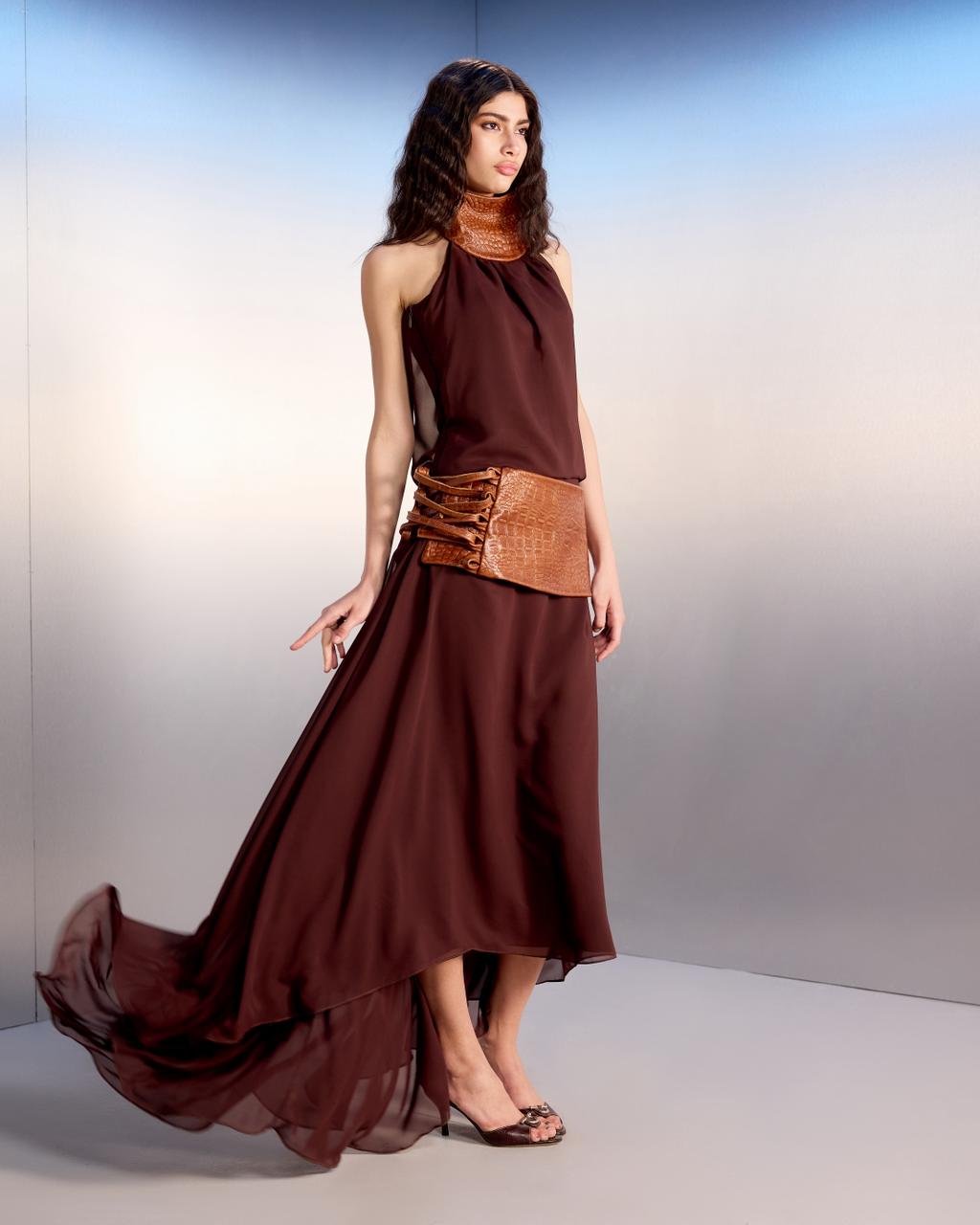 Croc Belt Maxi
